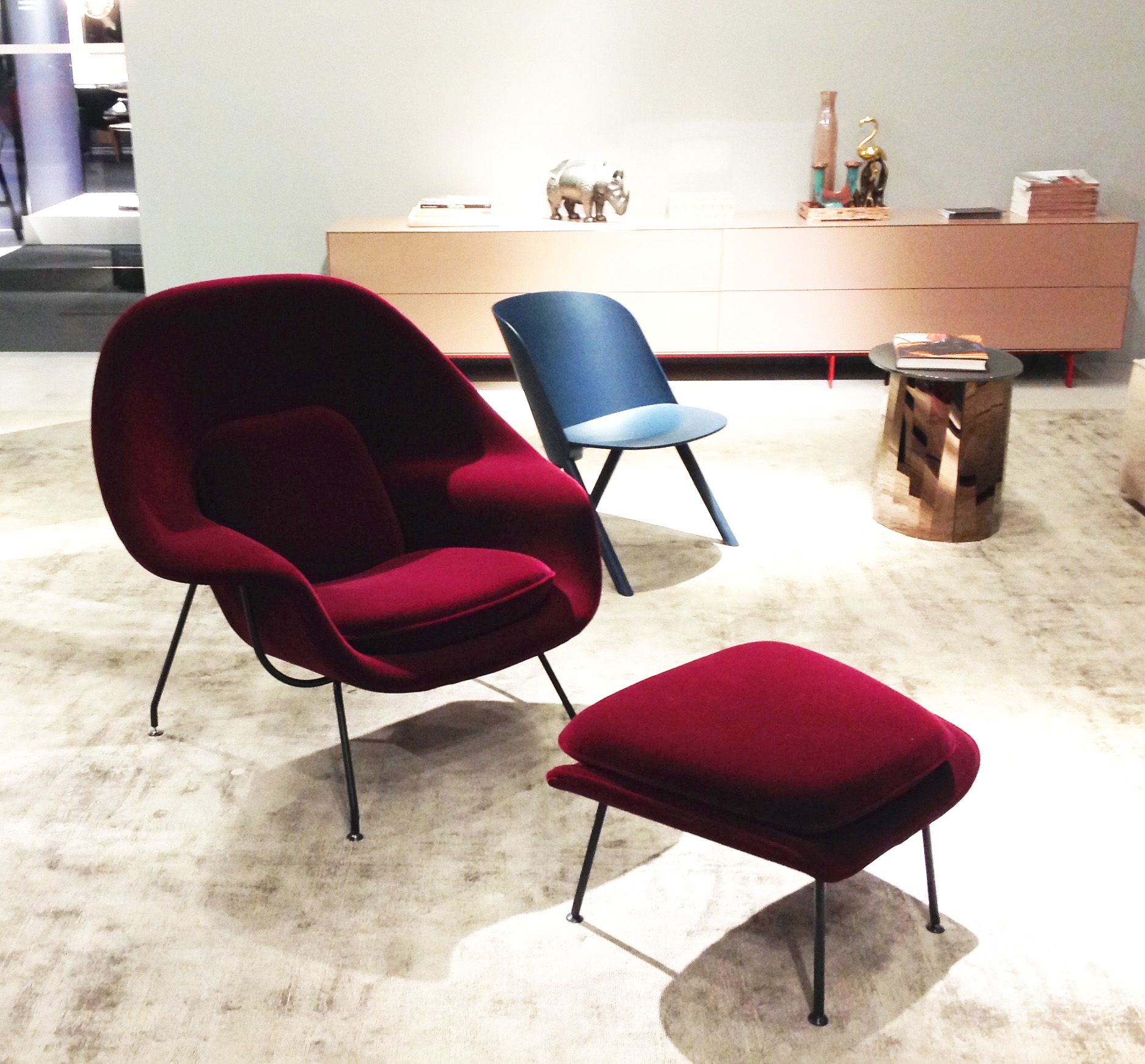 Womb Chair fra Knoll, design: Eero Saarinen 