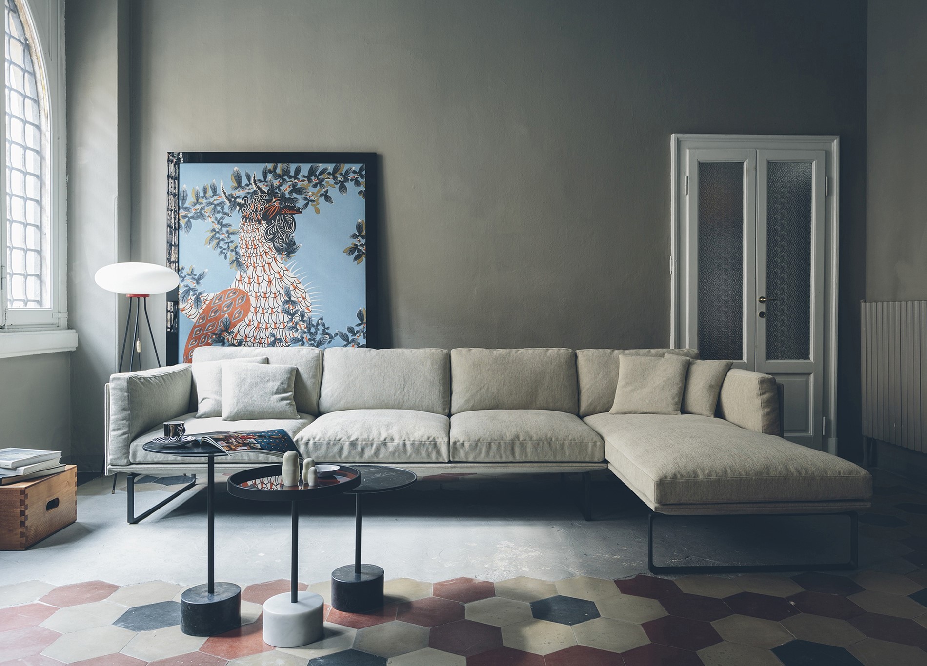Otto sofa fra Cassina, design: Piero Lissoni