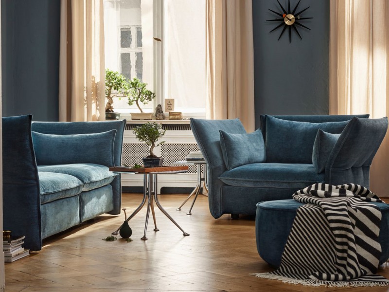 Mariposa sofa med regulerbar rygg og sider fra Vitra